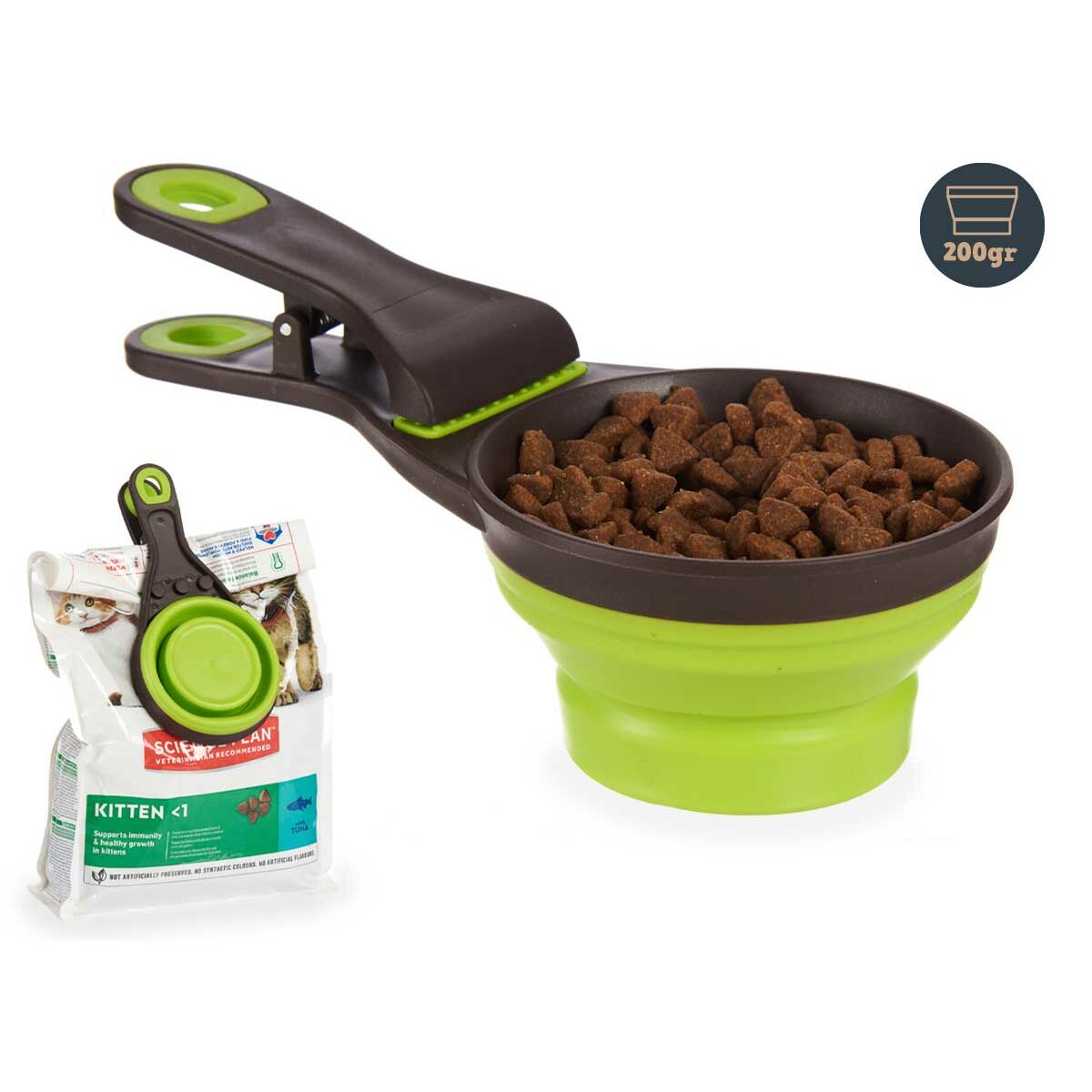 Messlöffel Mascow grün Grau 237 ml 3 in 1 (24 Stück)